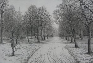 Jardins de Kew no inverno de Peter A Ford