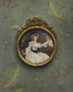 Retrato de uma mulher desconhecida de Peter Adolf Hall