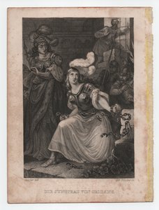 A Dama de Orleães, ca. 1840 (gravura) de Peter Carl Geissler