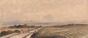 Uma estrada de Yorkshire de Peter DeWint