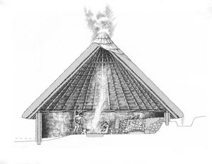 Casa redonda da Idade do Bronze