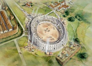 Anfiteatro Romano Chester, século II, c1990-2010