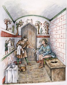 Latrina medieval, c1350, c1990-2010