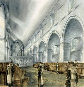 Abadia de Rievaulx, século 13, c1990-2010 de Peter Dunn