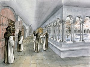Abadia de Rievaulx, século 13, c1990-2010 de Peter Dunn