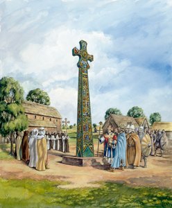Cruzes de Sandbach, século IX, c1990-2010 de Peter Dunn