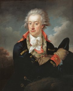 Retrato de Alois I von Liechtenstein (Luís I). Príncipe do Liechtenstein (1781-1805) de Peter Edward Stroehling