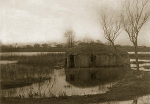 Um Reed Boat Home, Vida e Paisagem no Norfolk Broads, c.1886