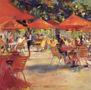 Le Cafe du Jardin de Peter Graham (Contemporary)