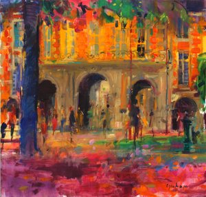 O Pavilhão Real, Place des Vosges de Peter Graham (Contemporary)