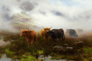 Moorland and Mist de Peter Graham