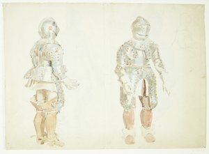 Estudos de armadura de Peter Hansen
