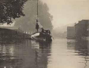 Uma manhã nublada em Norwich de Peter Henry Emerson