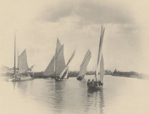 Uma partida de vela em Horning de Peter Henry Emerson