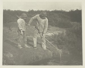 Apanha de enguias nas águas de Suffolk de Peter Henry Emerson
