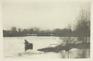 Açude de Field, perto de Rye House de Peter Henry Emerson