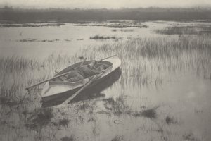 Artilheiro a trabalhar até à galinha, 1886 (foto) de Peter Henry Emerson