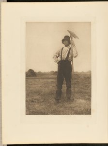 Haymaker com ancinho. [Norfolk.] de Peter Henry Emerson