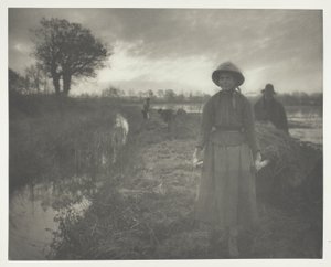 Poling o feno do pântano de Peter Henry Emerson