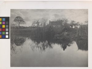Quanting The Gladdon (impressão em platina no suporte original) de Peter Henry Emerson