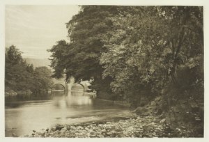 Ponte de Rowsley, no rio Derwent de Peter Henry Emerson