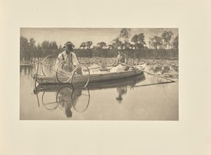 Colocação da rede de proa de Peter Henry Emerson