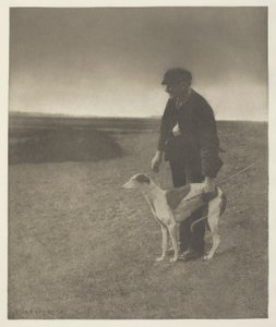 O caçador furtivo - uma lebre à vista, (Suffolk) de Peter Henry Emerson