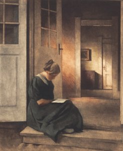 Na porta do jardim de Peter Vilhelm Ilsted