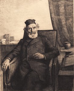 O pai do artista, Jens Peter Ilsted de Peter Vilhelm Ilsted