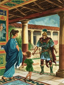Confortos de casa em tempos romanos de Peter Jackson