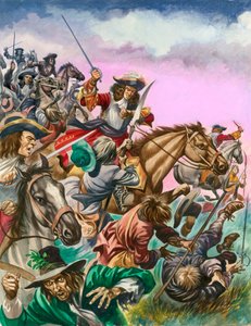 O duque de monmouth na batalha de sedgemoor. de Peter Jackson