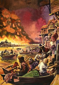 A maravilhosa história da Grã-Bretanha: o grande incêndio de Londres de Peter Jackson