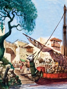 Descarregando um barco comercial de Peter Jackson
