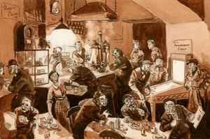 Café dos operários durante WW2 de Peter Jackson