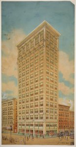 Arranha-céu da Prairie School, Chicago, Illinois, Perspectiva