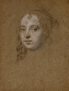 Cabeça de retrato de uma senhora, de Peter Lely