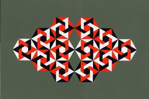 Hexagramas, 2009 (acrílico sobre tela)