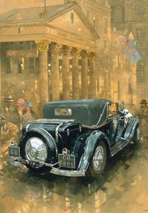 Fantasma no Haymarket (óleo sobre tela) de Peter Miller