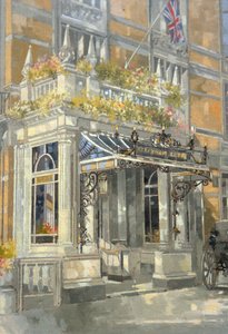 The Connaught Hotel, Londres (óleo sobre tela) de Peter Miller