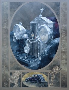 O Sussurro e o Espírito (óleo sobre tela) de Peter Miller
