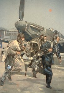 Quando o sino toca (óleo sobre tela) de Peter Miller