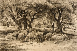 (A New England Orchard) de Peter Moran