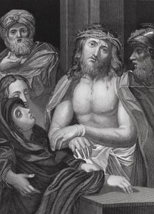 Ecce Homo, Isaías, cap. 53, v 5 (gravura) de Peter Paul (after) Rubens