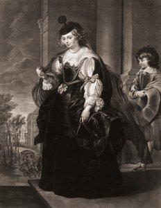 Helena Fourment ou Helene Fourment. Retrato. de Peter Paul (after) Rubens