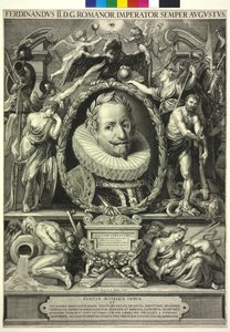 Sacro Imperador Romano-Germânico Fernando II de Peter Paul (after) Rubens