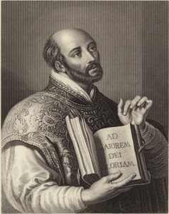 Inácio de Loyola (gravura) de Peter Paul (after) Rubens