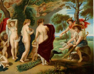 Julgamento de Paris (cromolitografia)