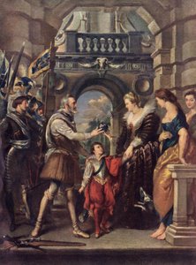 O rei Henrique IV de França com Maria de 