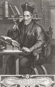 Leonardus Lessius, retrato. de Peter Paul (after) Rubens