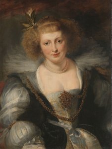 Retrato de Helena Fourment (1614-1673), a Segunda Esposa da Artista, c.1650 (óleo sobre painel)